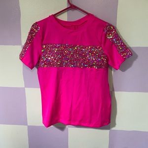 *3 for $12* Pink Sparkle Unisex Tee